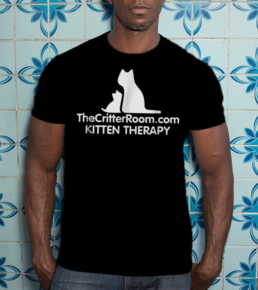 TheCritterRoom.com Kitten Therapy Foster Dad Johns Cam T-Shirt
