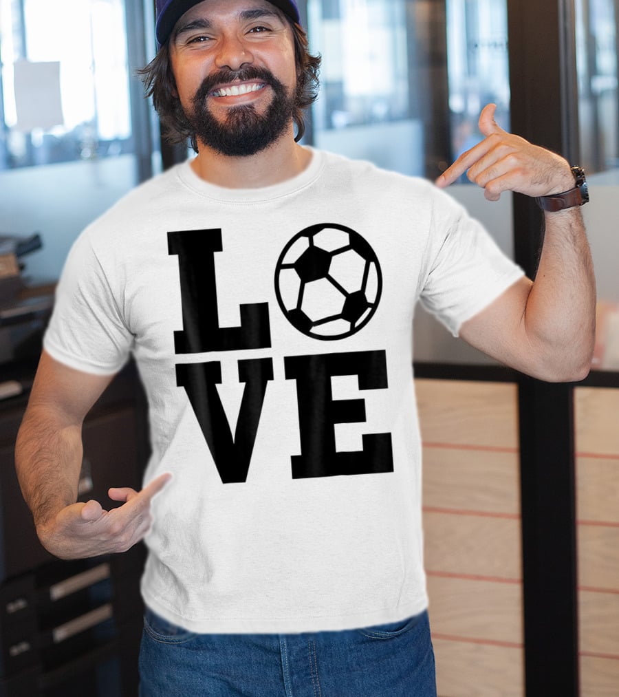 LOVE Soccer Coach Player 76 T-Shirt