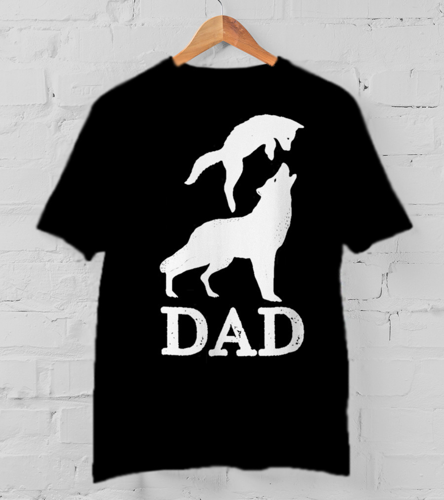 Dad Wolf And Pup T-Shirt