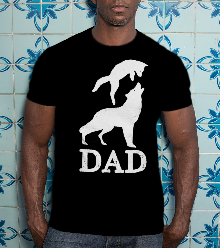 Dad Wolf And Pup T-Shirt