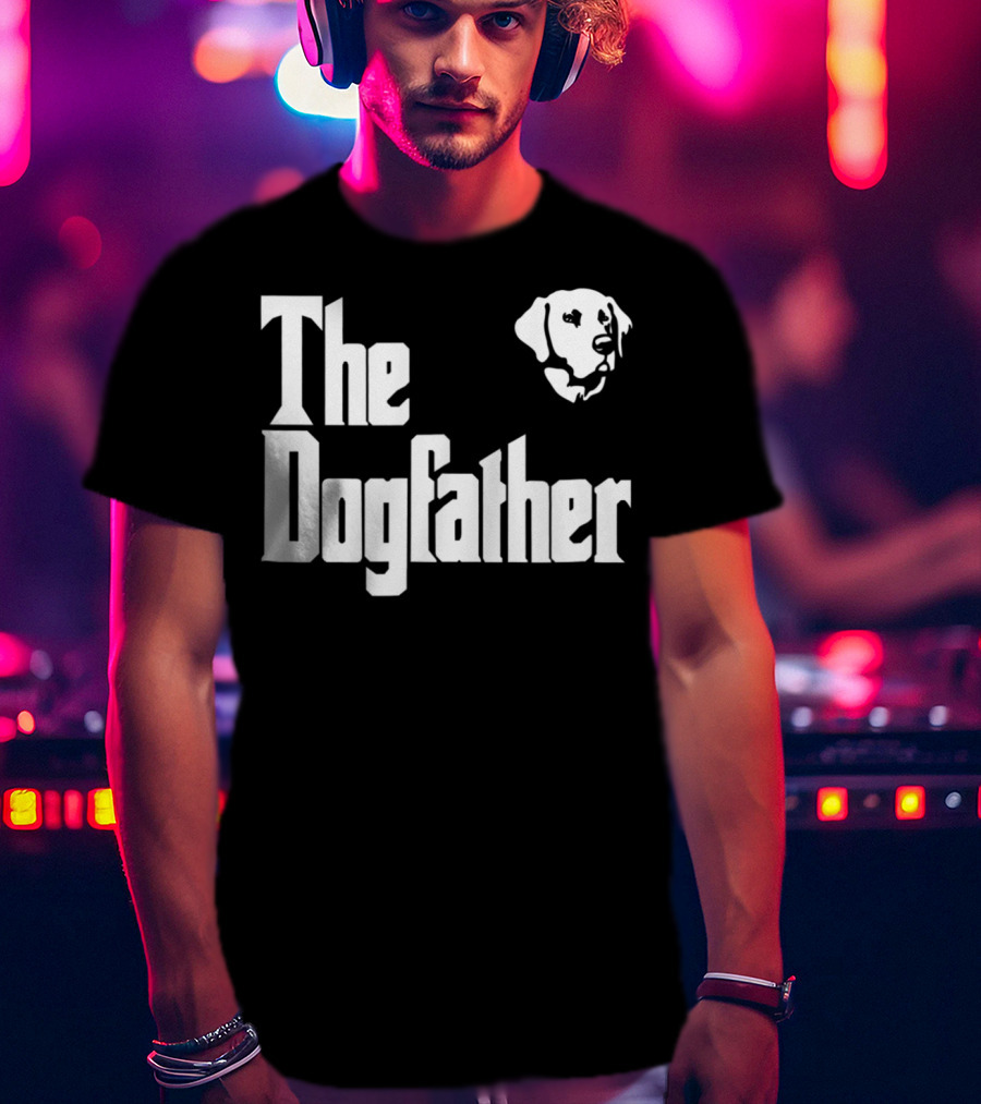 The Dogfather Labrador Dad Birthday T-Shirt