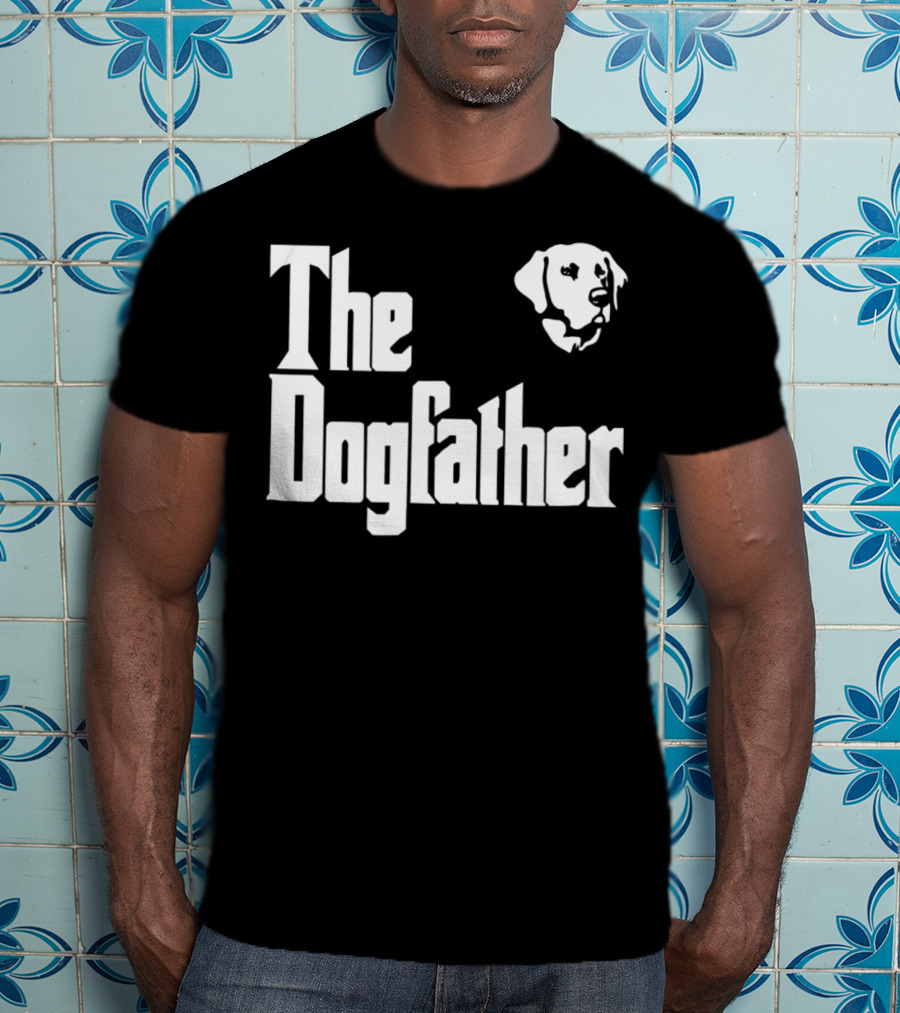 The Dogfather Labrador Dad Birthday T-Shirt