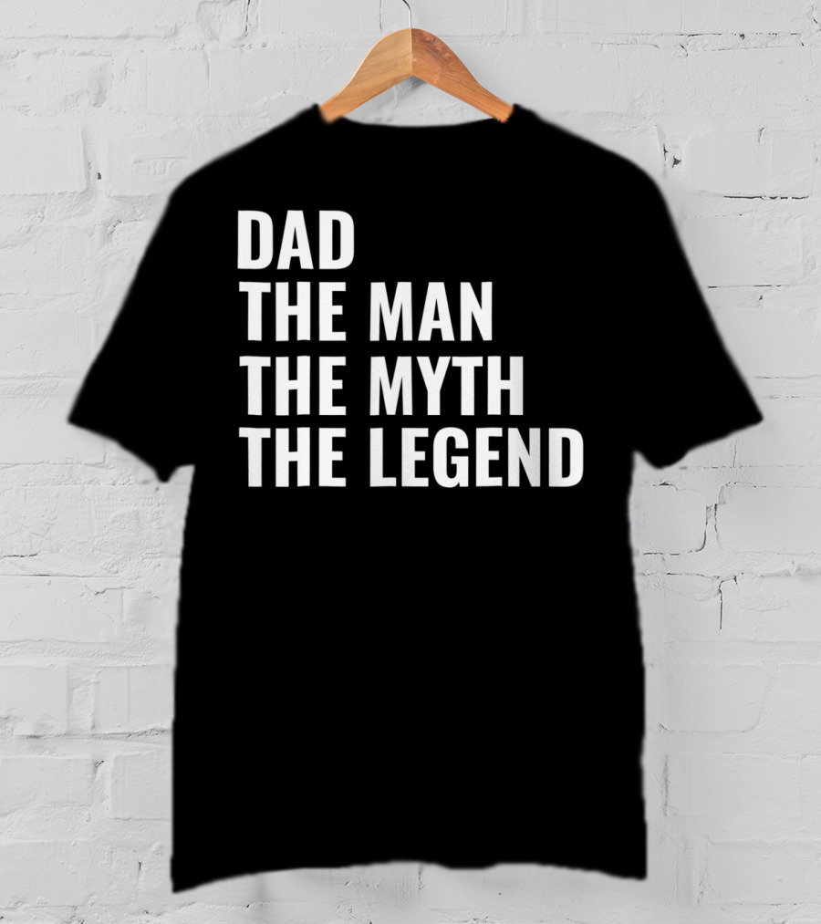 Mens Awesome Dad The Man The Myth The Legend T-Shirt