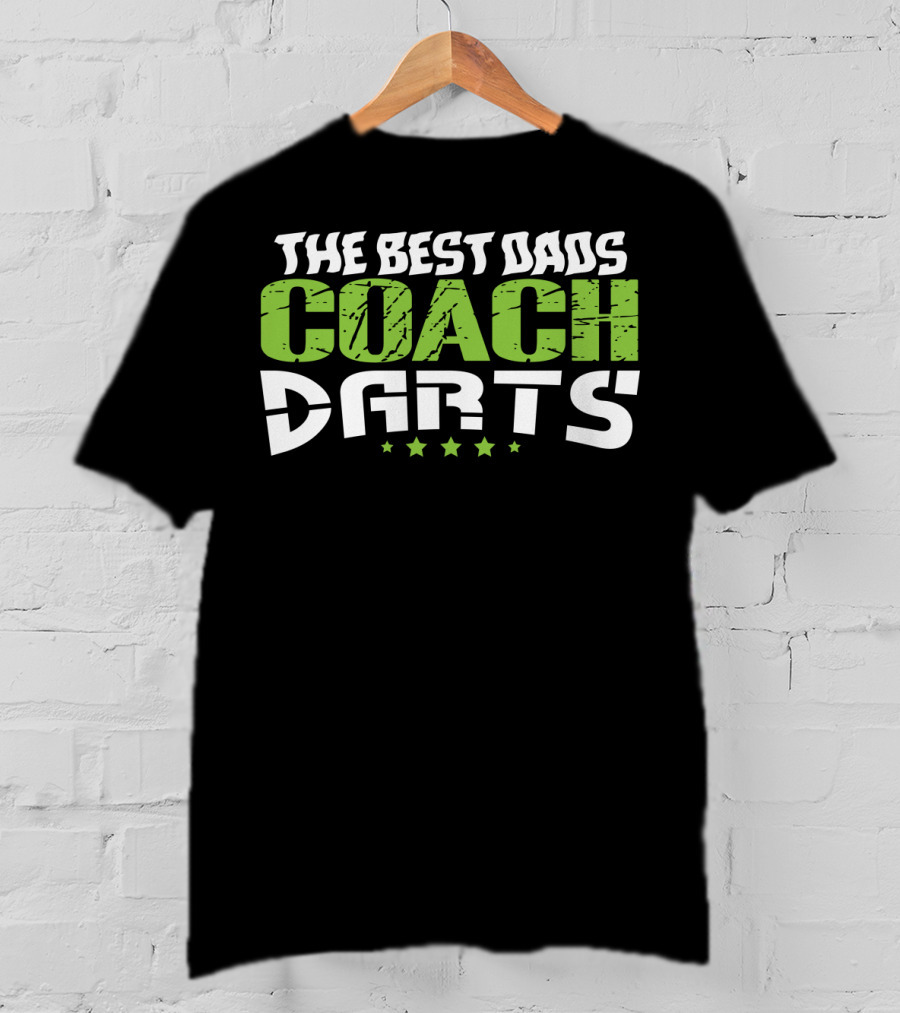 The Best Dads Coach Darts T-Shirt