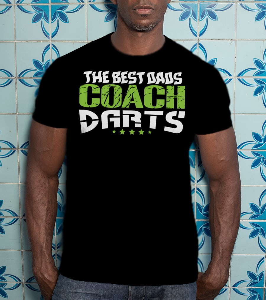 The Best Dads Coach Darts T-Shirt