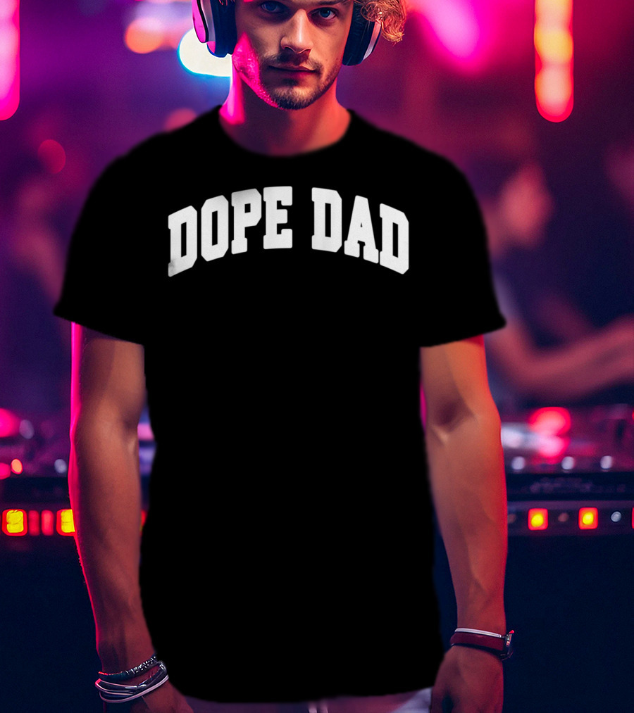 Mens Dope Dad Funny Novelty Birthday Day 35 T-Shirt