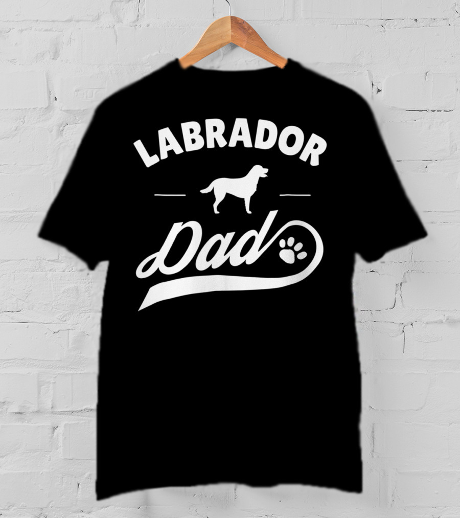 Labrador Dad Dog Owner Lover Mens T-Shirt