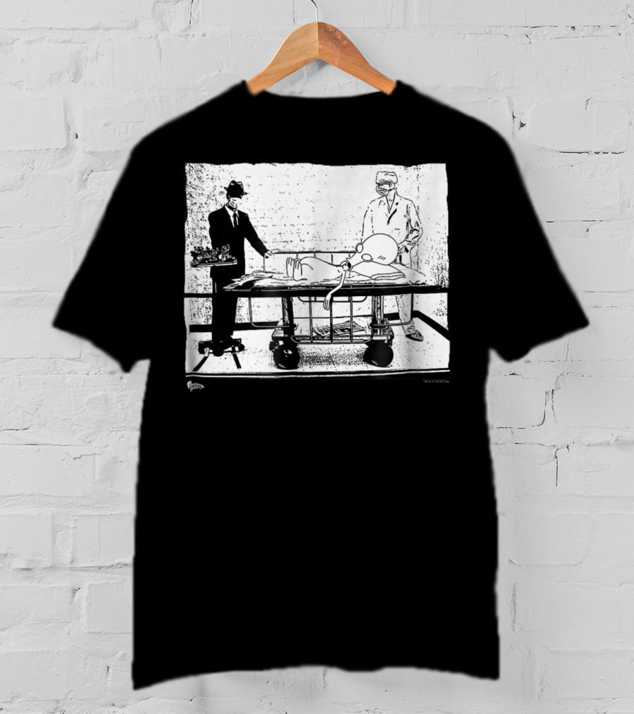 American Dad Autopsy55 Surreal Cartoon Forensic Examination Scene T-Shirt