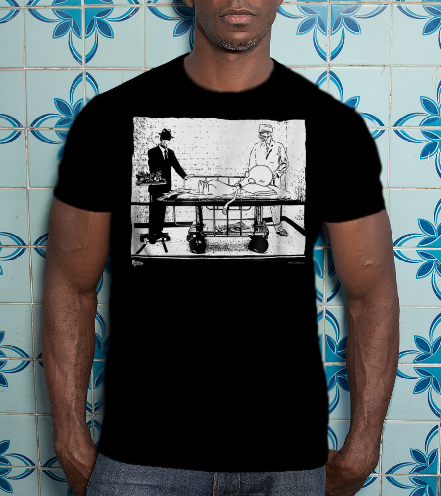 American Dad Autopsy55 Surreal Cartoon Forensic Examination Scene T-Shirt