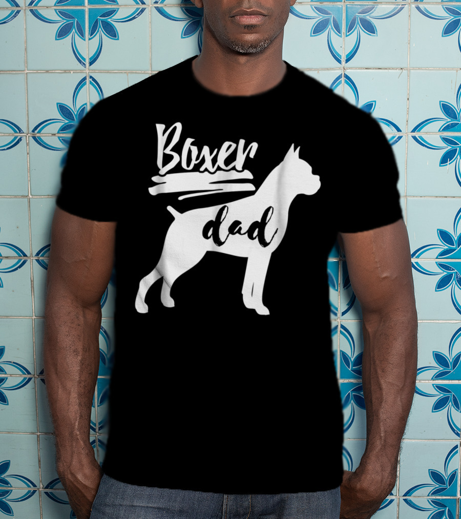Boxer Dad Dog T-Shirt