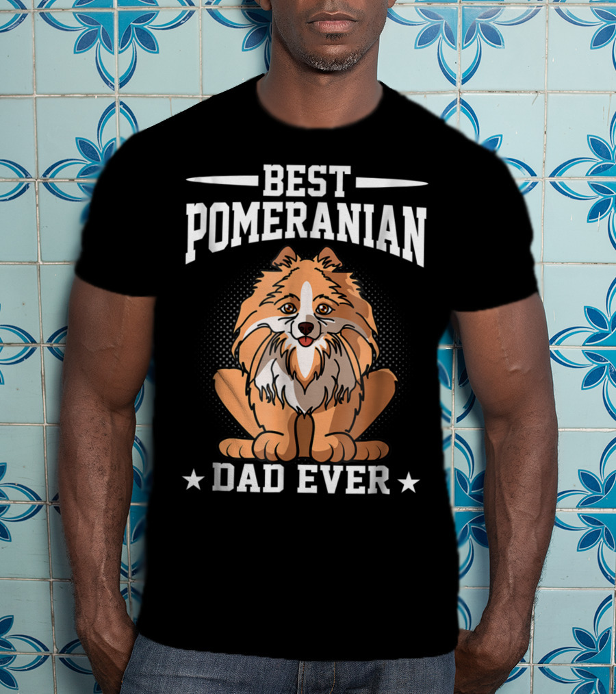 Best Pomeranian Dad Ever T-Shirt