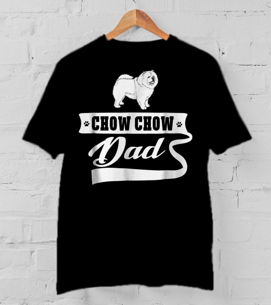 Chow Chow Dad Dog Mens Animal T-Shirt