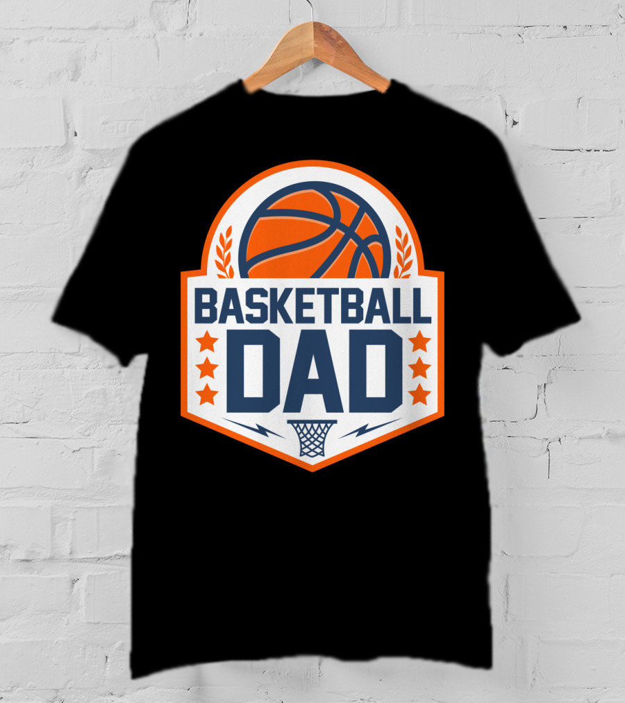 Basketball Dad Perfect Birthday Gift For Basketball Lovers T-Shirt