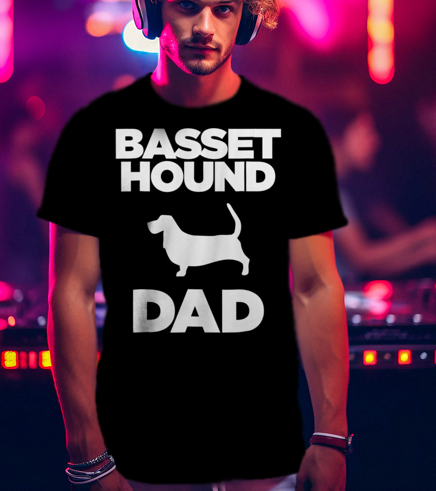 Basset Hound Dad T-Shirt