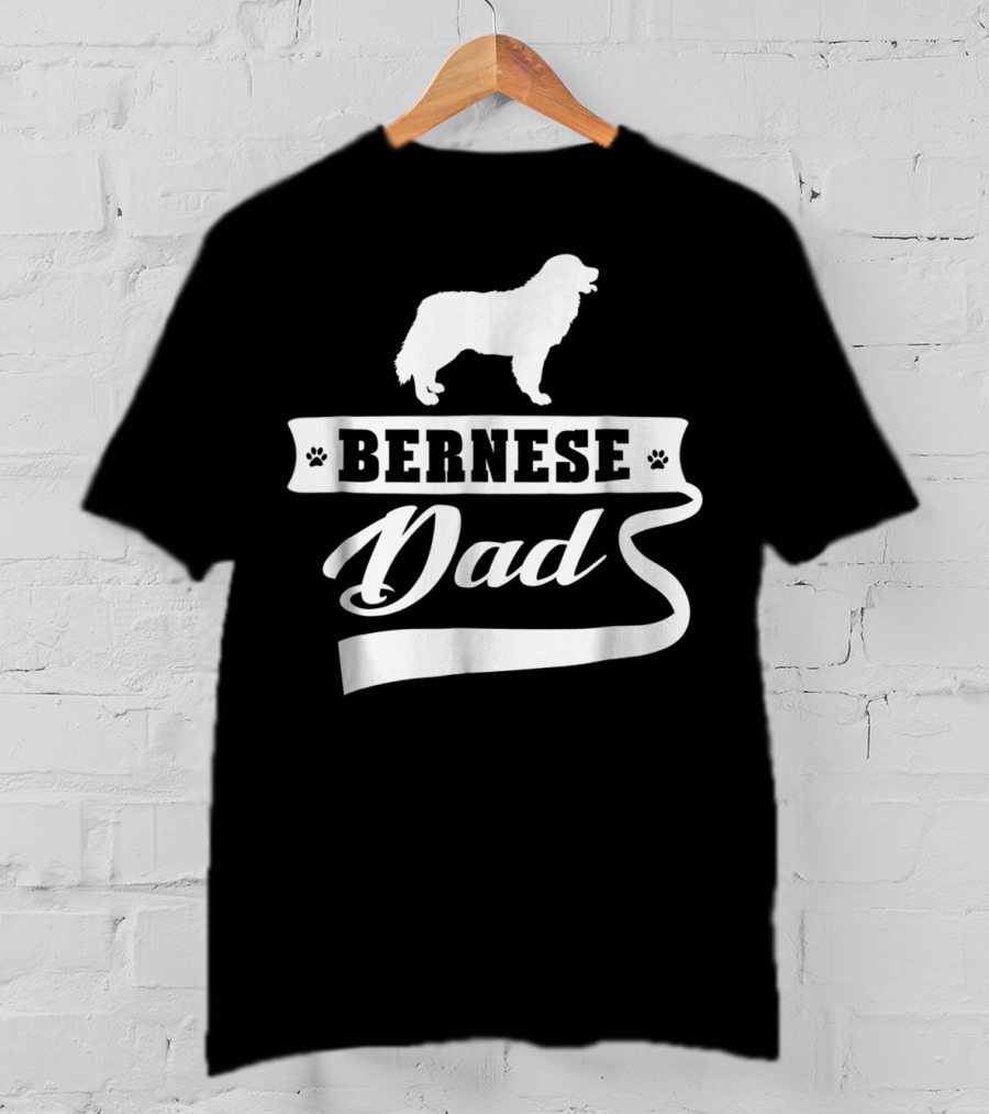 Bernese Dad Mens Dog Animal Lover T-Shirt