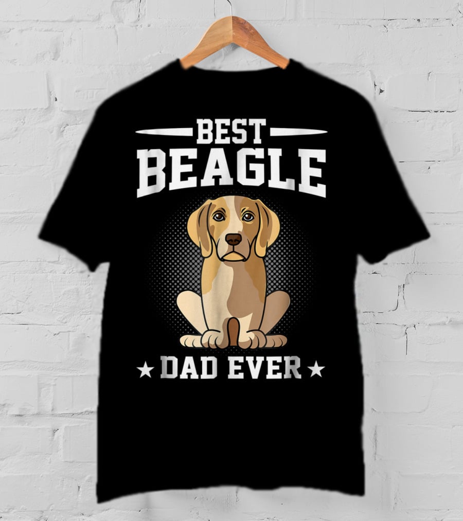 Best Beagle Dad Ever Dog Owner T-Shirt