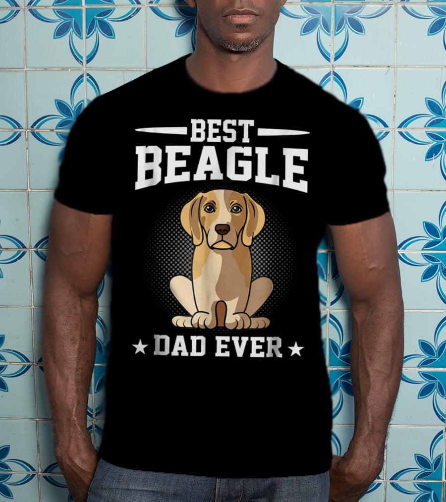 Best Beagle Dad Ever Dog Owner T-Shirt