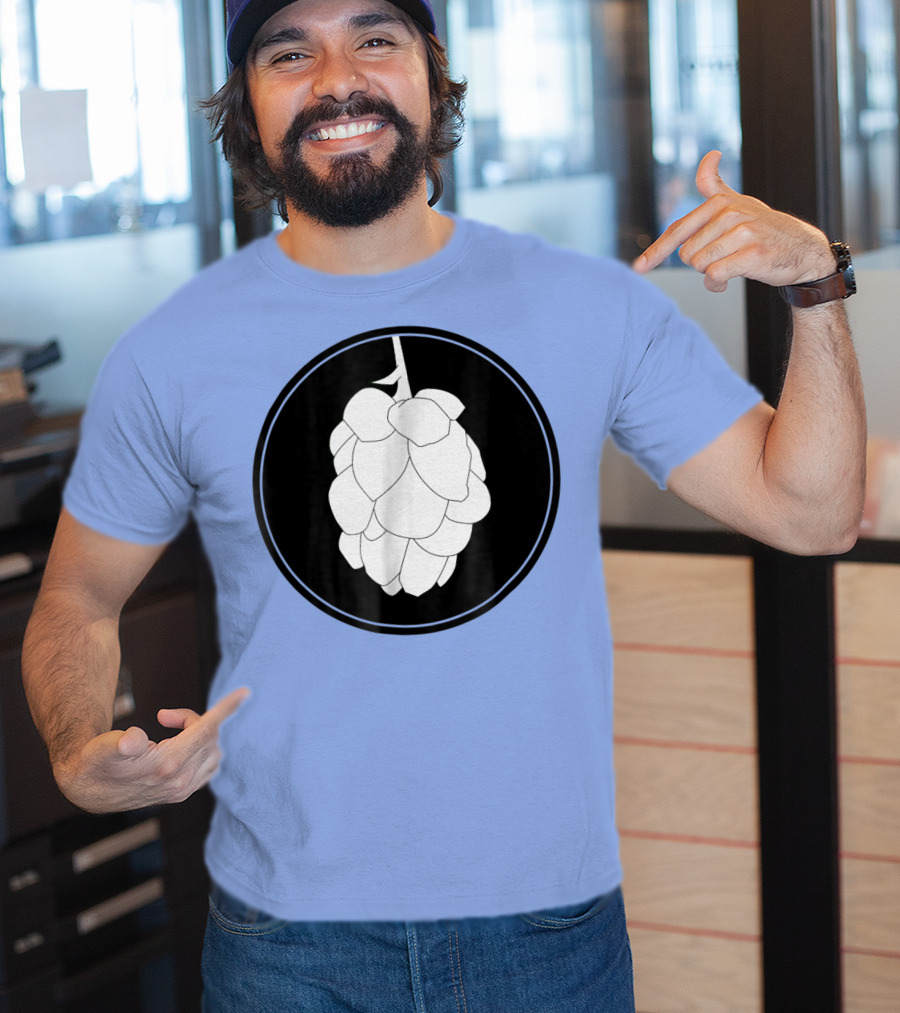 BIRTHDAY Craft Beer Hops Leaf Brewing Dad27 Hops Cone T-Shirt