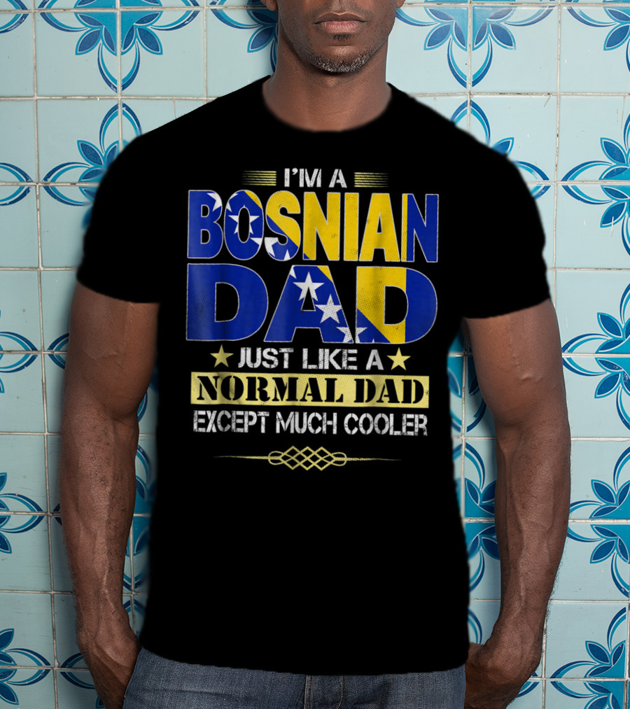 I'm A Bosnian Dad Just Like A Normal Dad Except Much Cooler T-Shirt