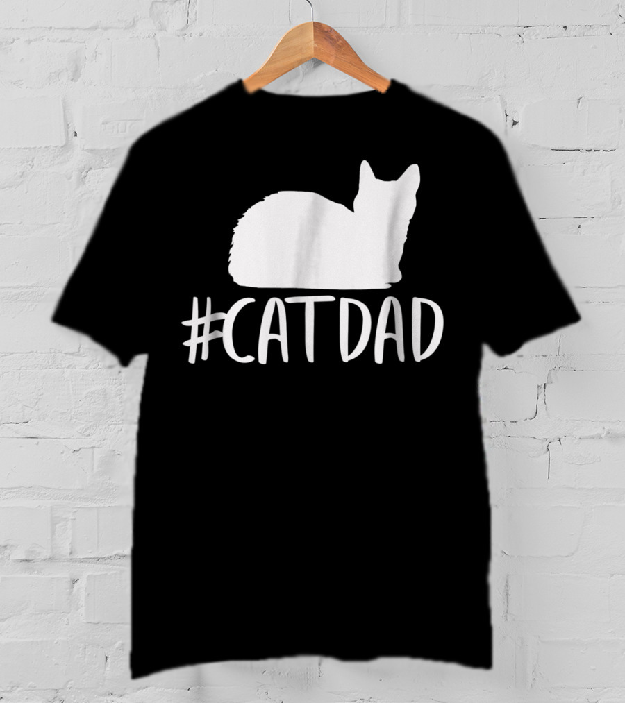 CatDad Funny Hashtag Cat Dad T-Shirt
