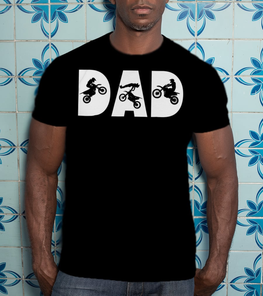 Dad Motocross Legend Family T-Shirt