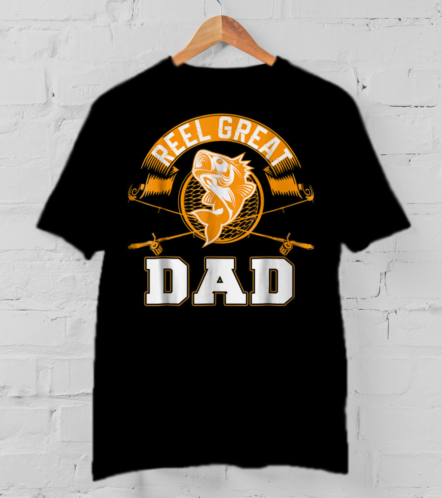Reel Great Dad Father's Day Fishing Humor Family T-Shirt