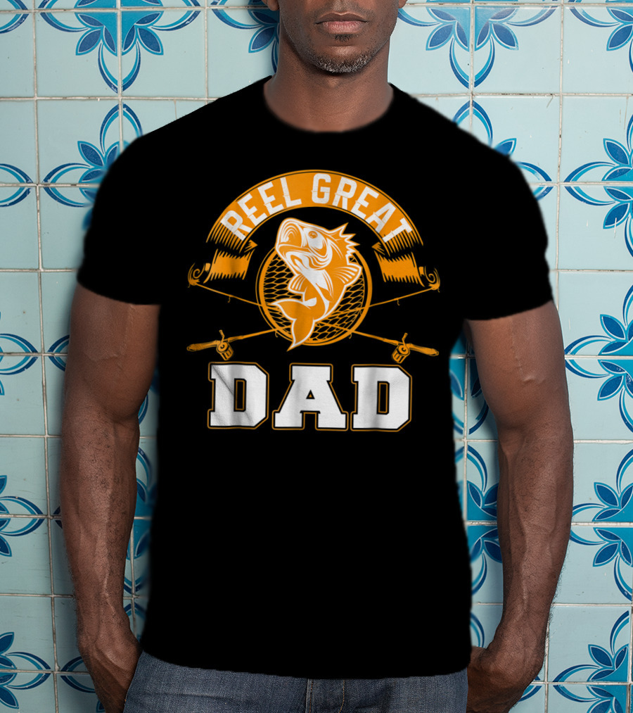 Reel Great Dad Father's Day Fishing Humor Family T-Shirt