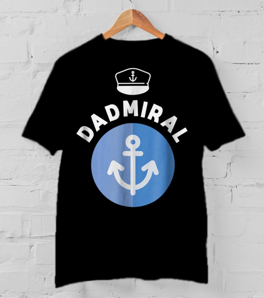 Dadmire Ship Sailor Anchor Papa75 T-Shirt