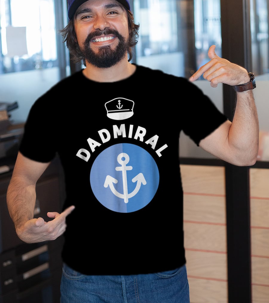 Dadmire Ship Sailor Anchor Papa75 T-Shirt