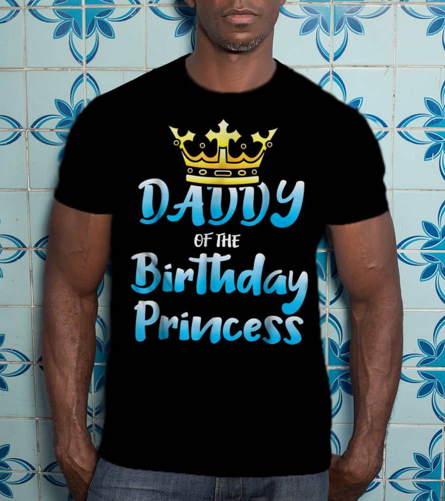 Daddy Of The Birthday Princess Crown T-Shirt