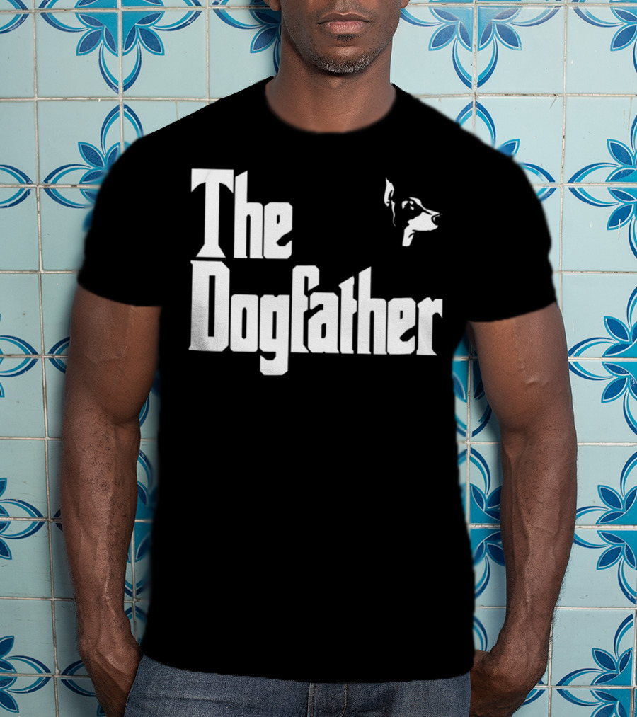 Doberman Pinscher Dad The Dogfather Birthday T-Shirt