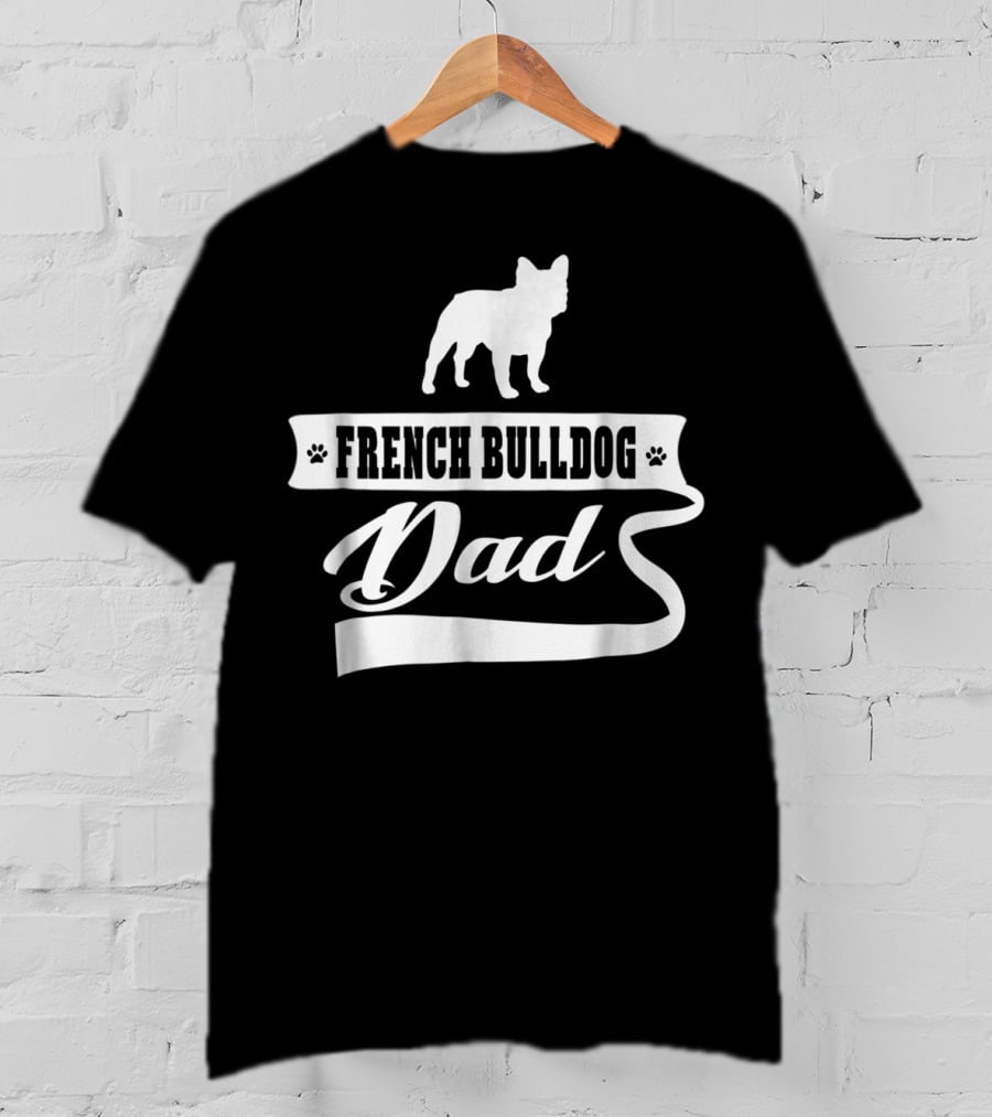 French Bulldog Dad Mens Dog Animal T-Shirt