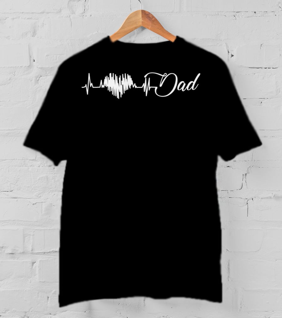 Heartbeat Dad Love T-Shirt