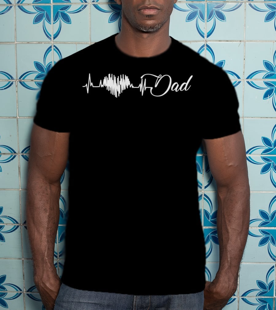 Heartbeat Dad Love T-Shirt