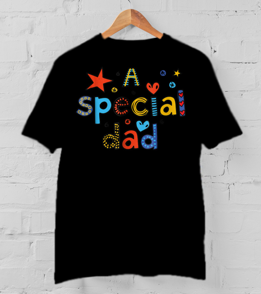 A Special Dad Star Heart T-Shirt