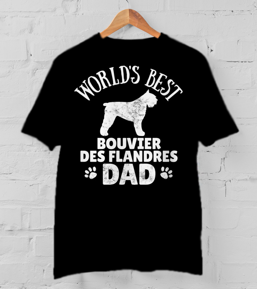 World's Best Bouvier Des Flandres Dad T-Shirt