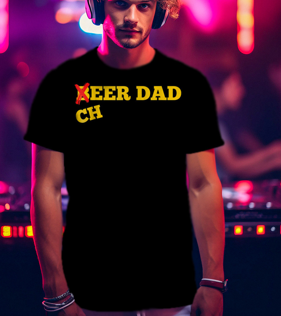 Cheer Dad Not Beer Dad Cheer Dad T-Shirt
