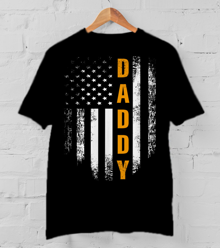 Proud American Daddy Flag T-Shirt