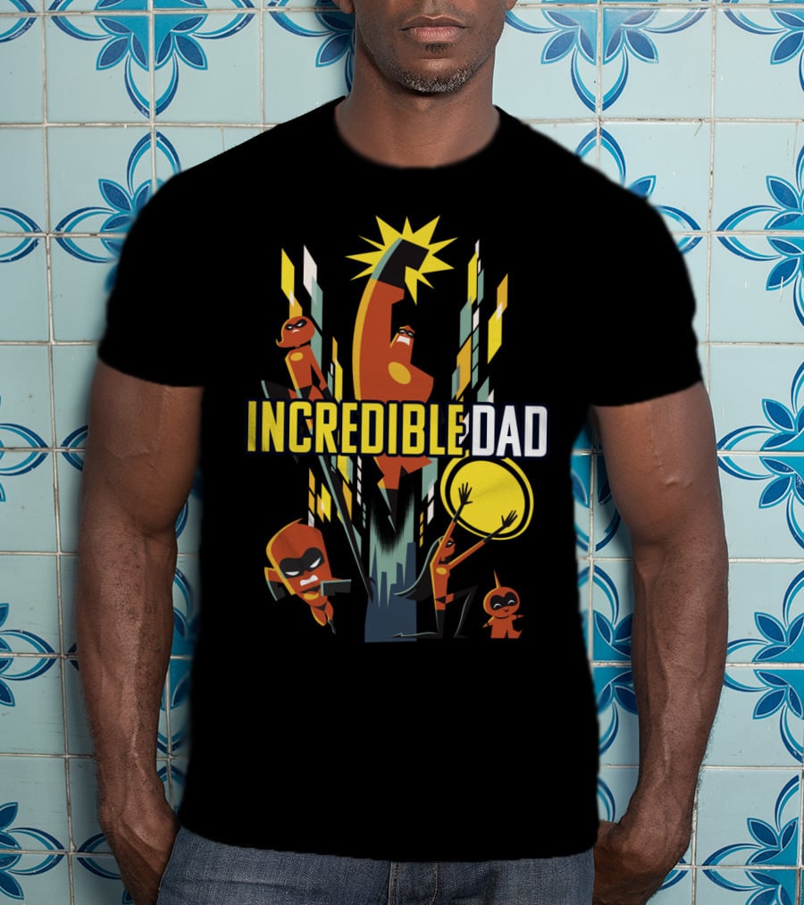 Disney Pixar Incredibles 2 Incredible Dad Family T-Shirt