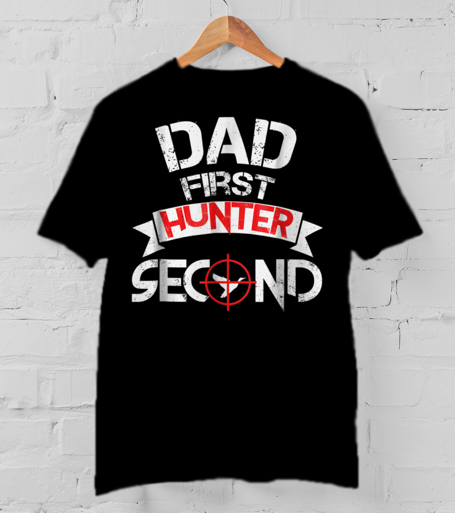Dad First Hunter Second Duck Hunting Dad Idea15 T-Shirt