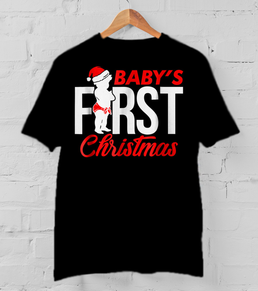 Baby's First Christmas Sister Family Grandma T-Shirt