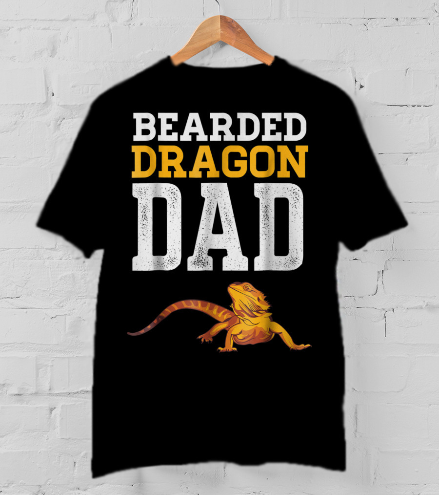 Bearded Dragon Dad Bearded Dragon Reptile Companion T-Shirt