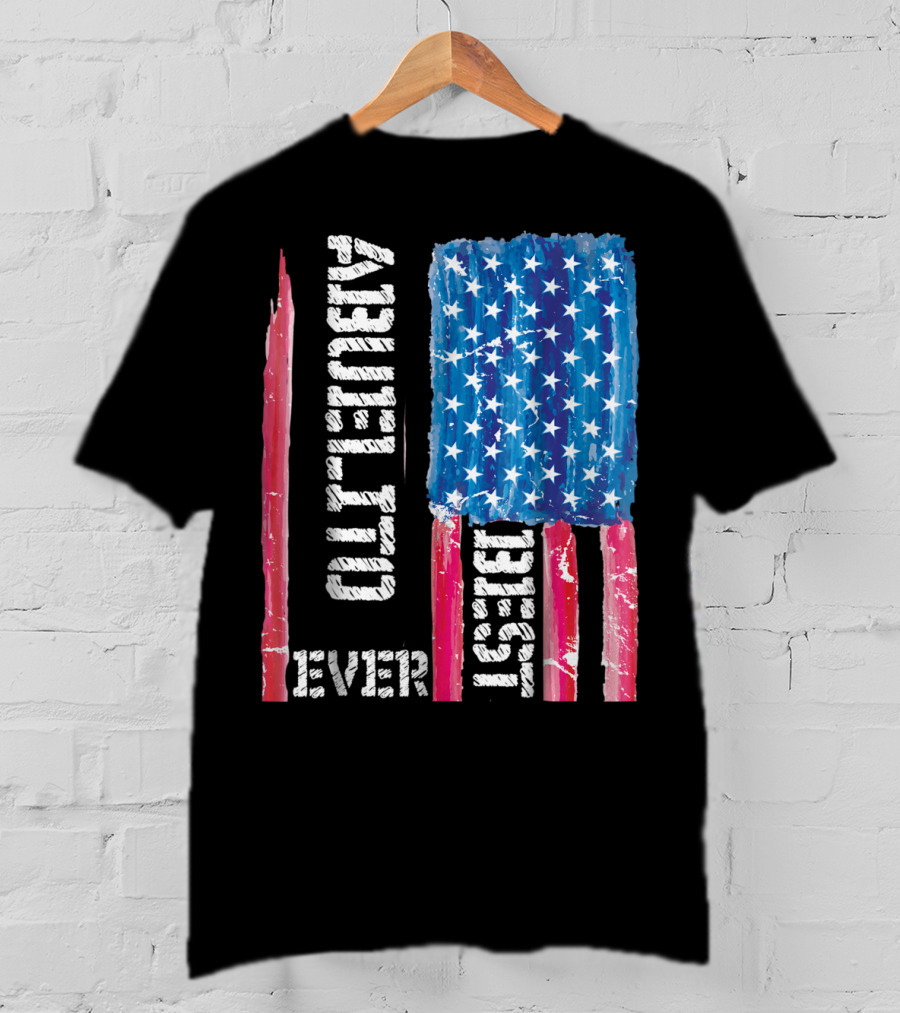Best Abuelito Ever Distressed American Flag T-Shirt