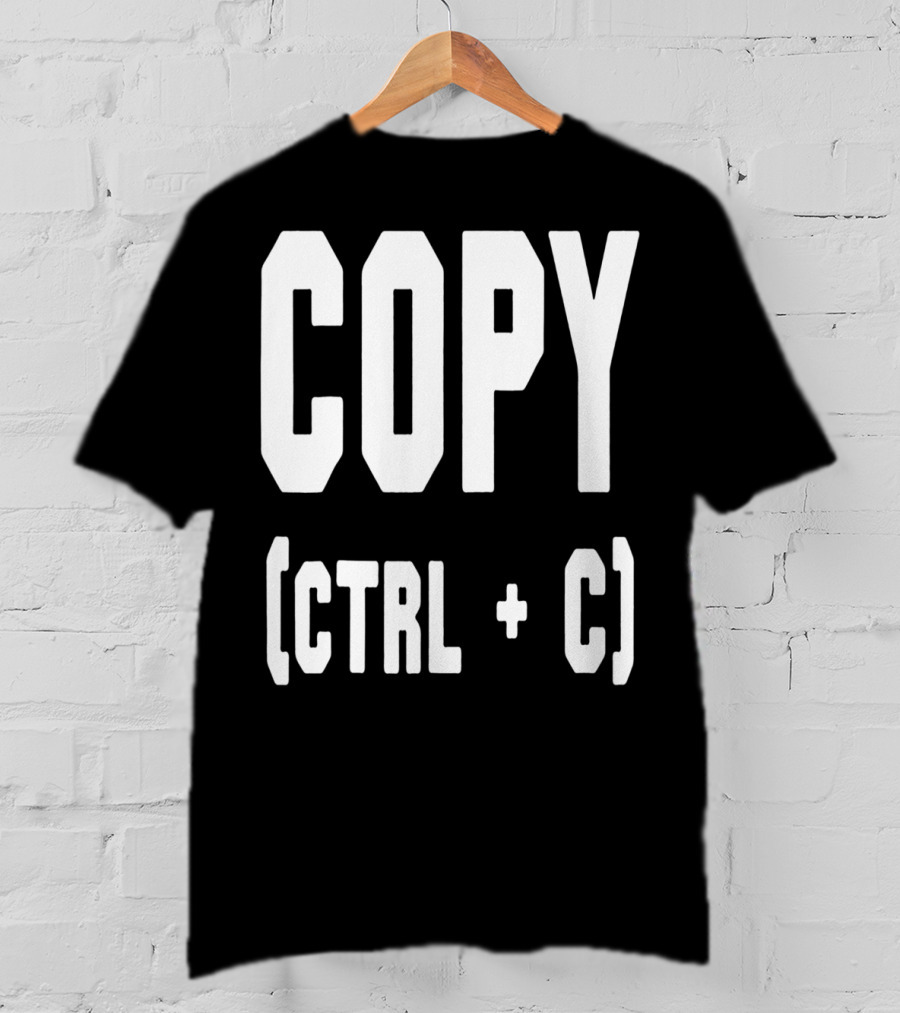 Best Funny Birthday Dad Papa From Sons Copy Ctrl + C 76 T-Shirt