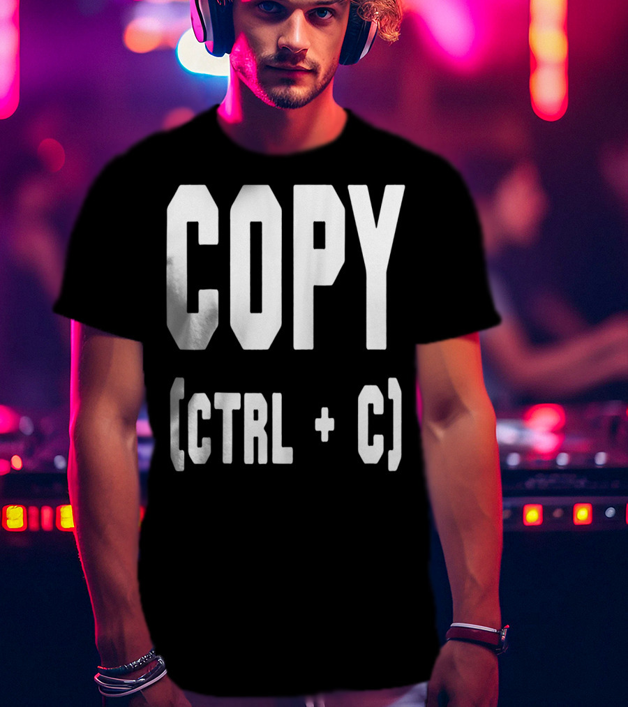 Best Funny Birthday Dad Papa From Sons Copy Ctrl + C 76 T-Shirt