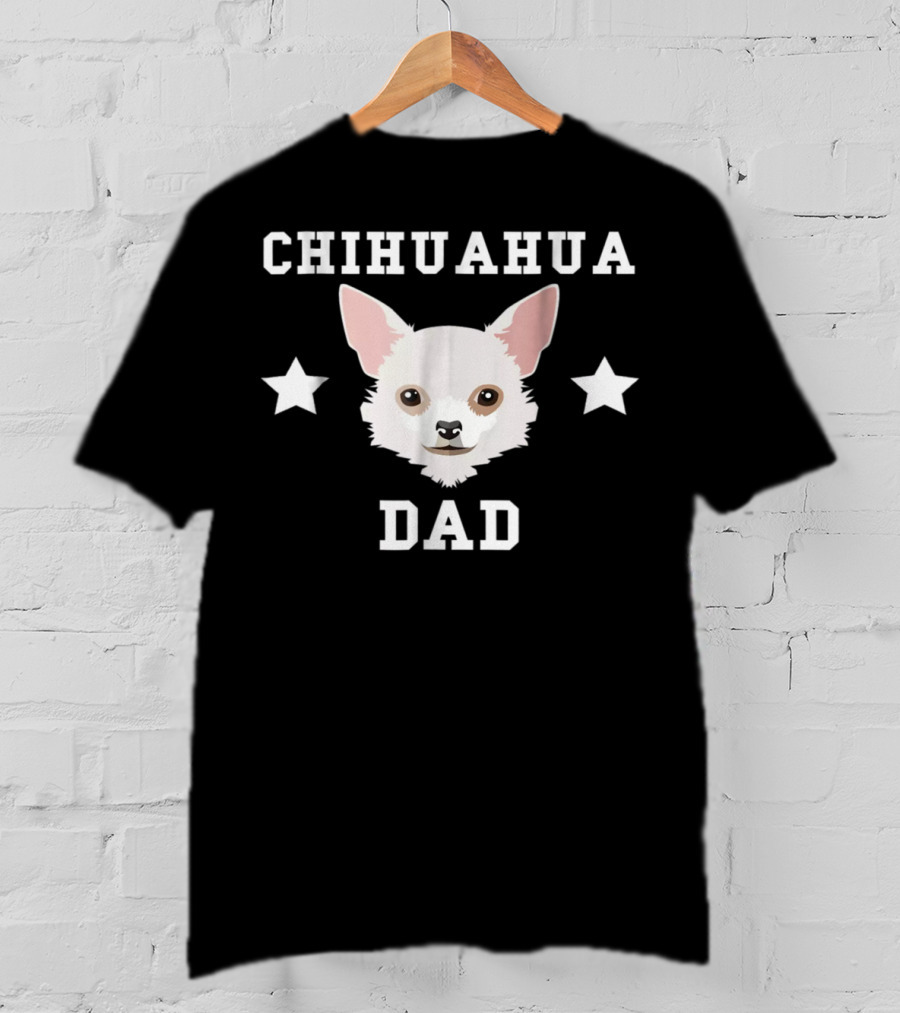 Chihuahua Dad Dog Owner Stars Womens Premium T-Shirt