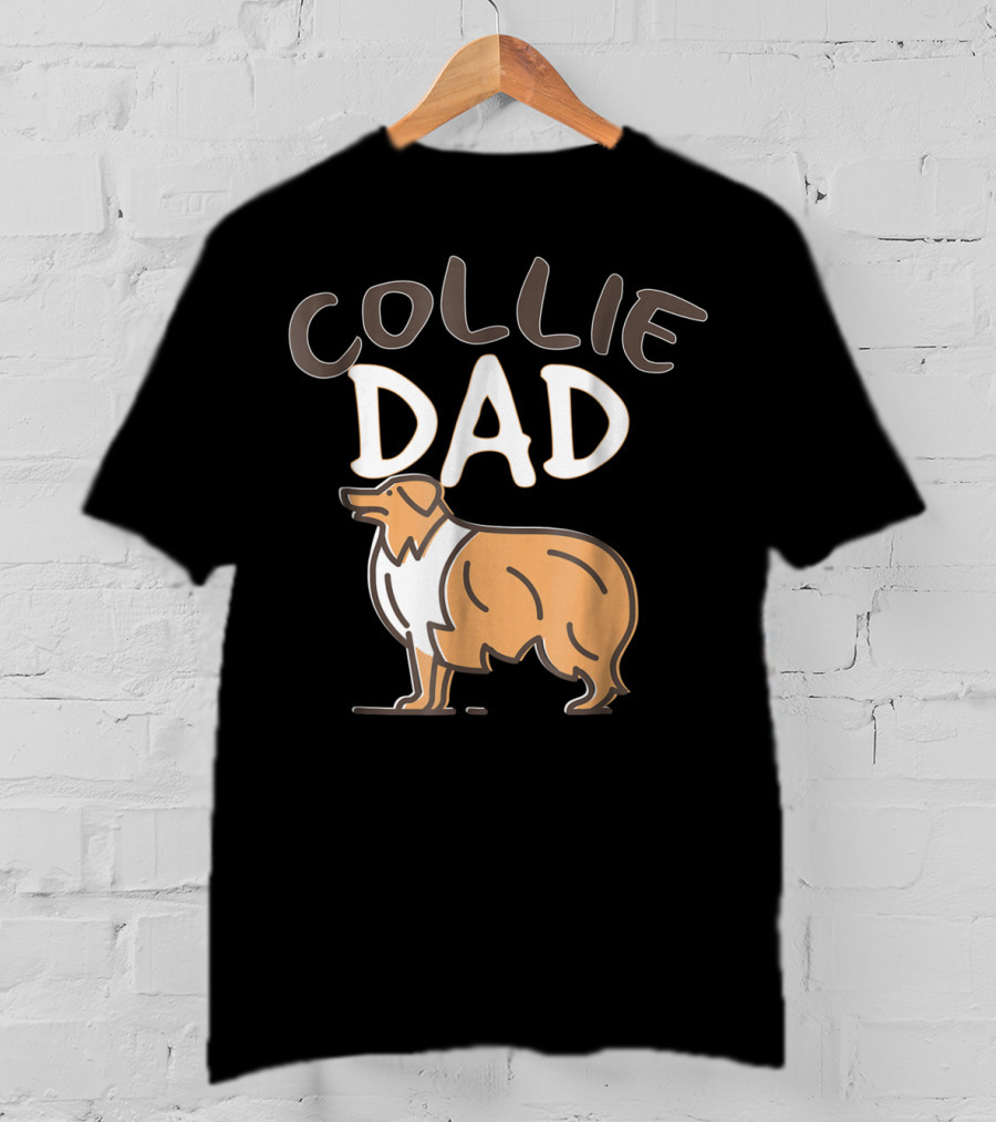 Collie Dad Owner Men Dog Lover 47 T-Shirt