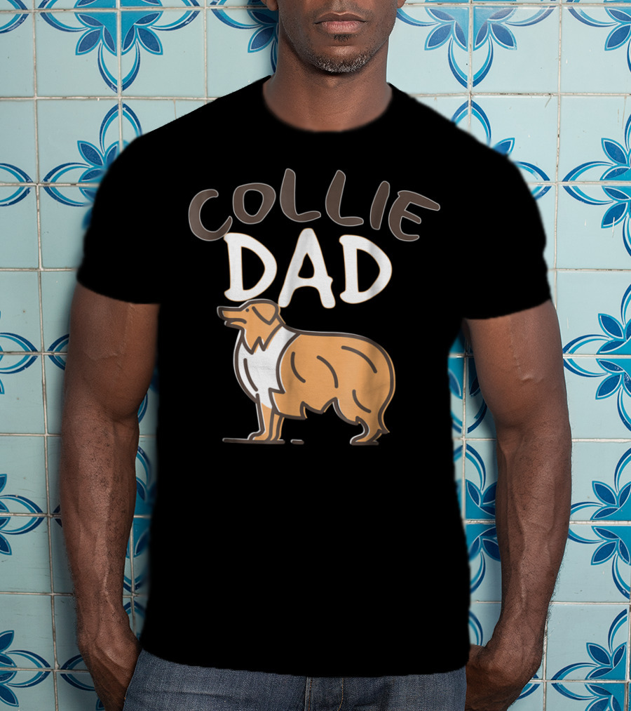Collie Dad Owner Men Dog Lover 47 T-Shirt
