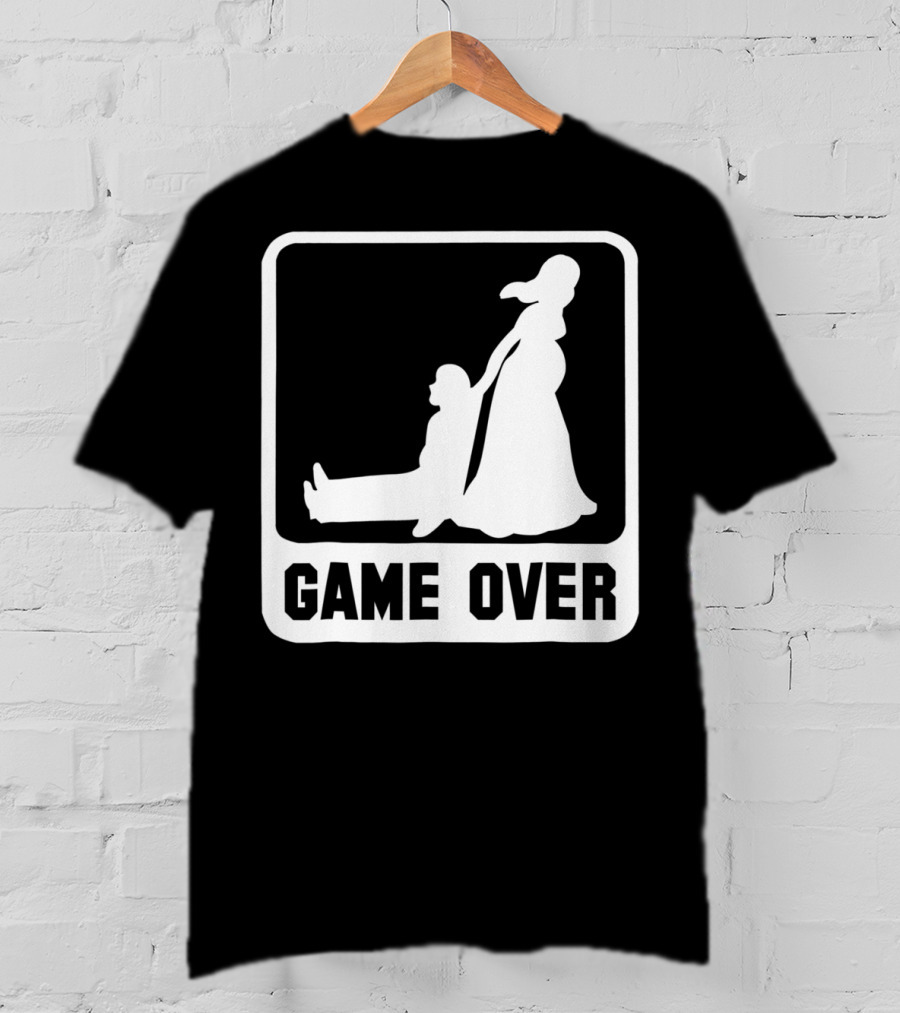Game Over Wedding Humor T-Shirt