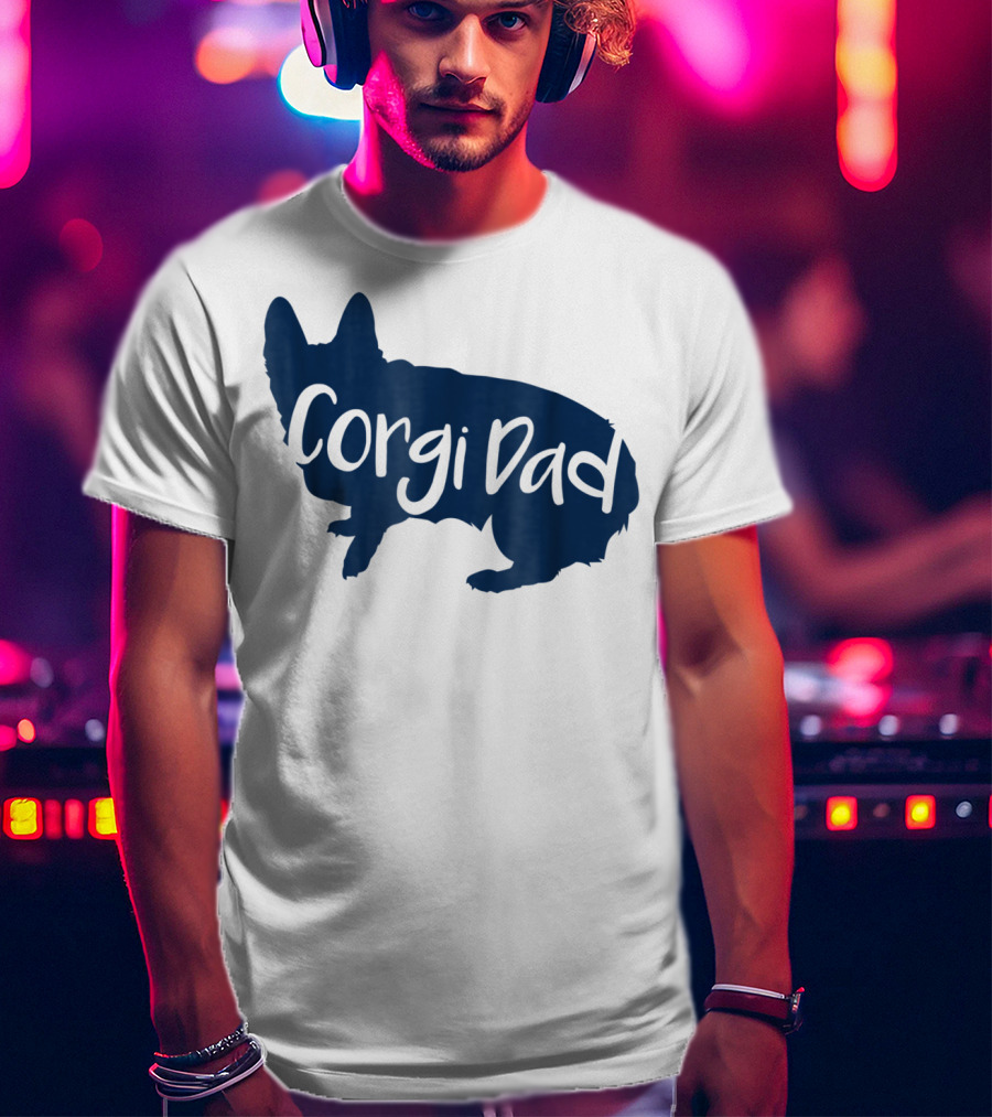 Corgi Dad CorgiLover Dog T-Shirt